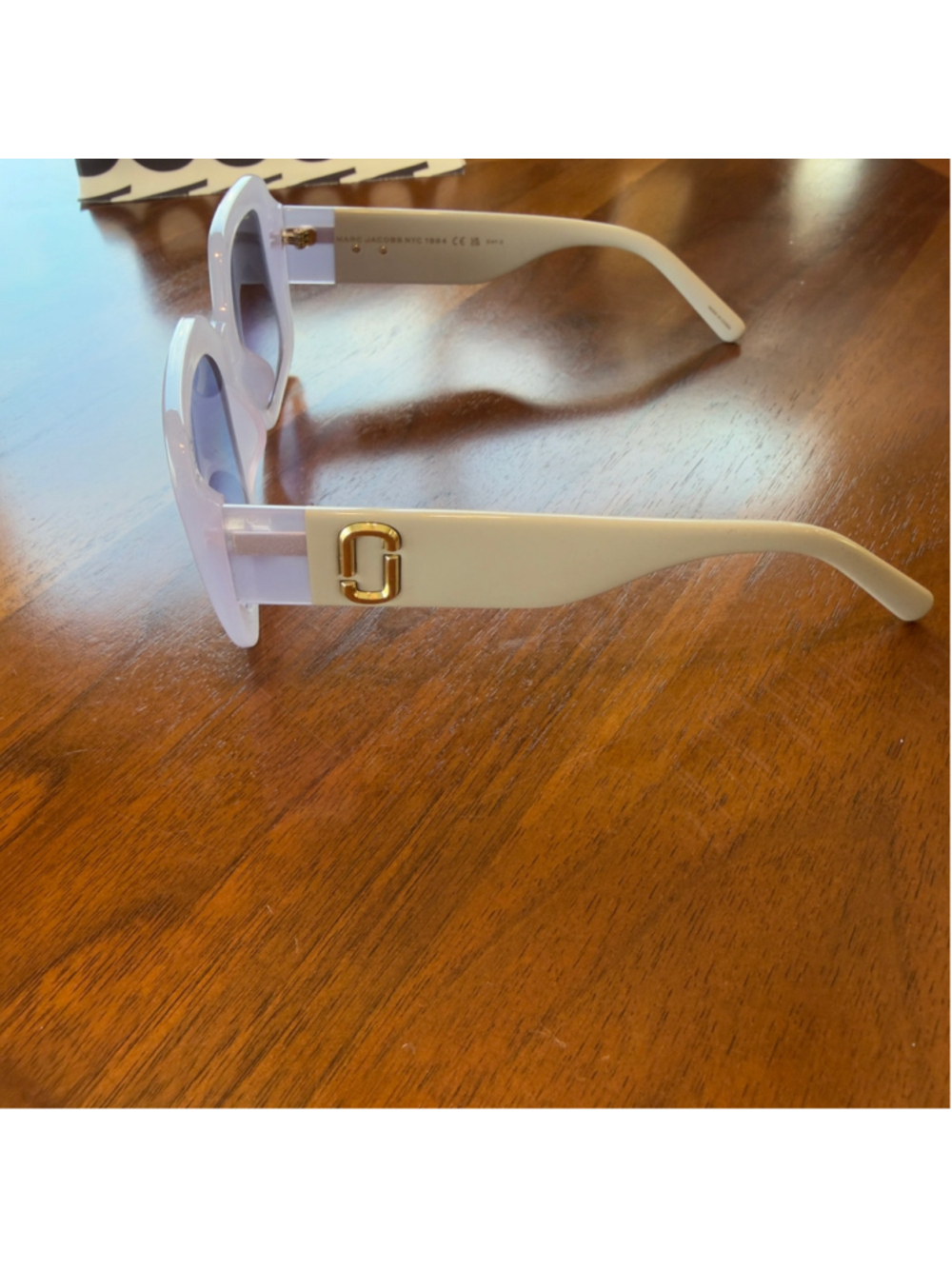 Women's Marc Jacobs Lavender Square Sunglasses SKU775 - Picture 3 of 7